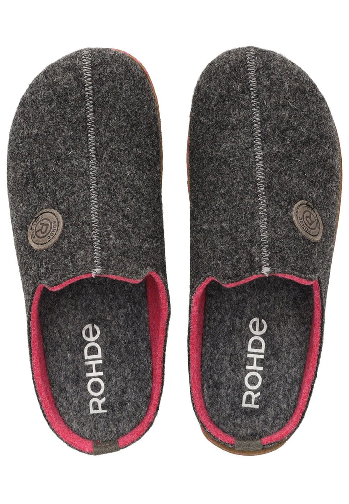 Rohde Hausschuhe Filz Stone