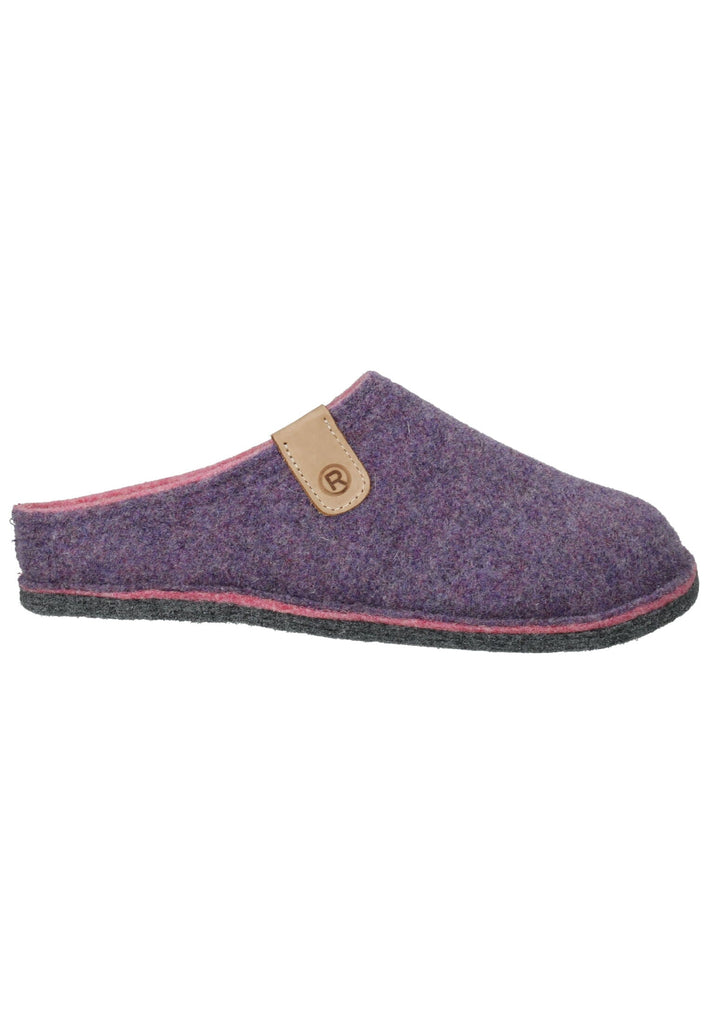 Rohde Hausschuhe Filz Violett