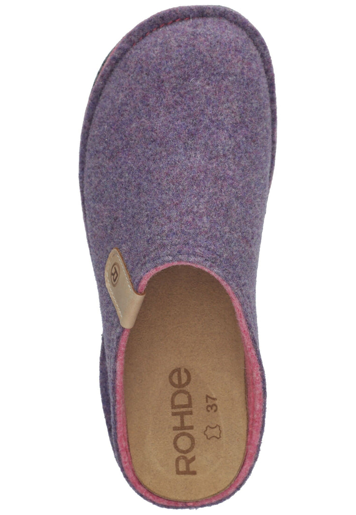 Rohde Hausschuhe Filz Violett