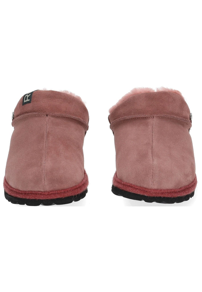 Rohde Hausschuhe Leder Altrosa Warmfutter