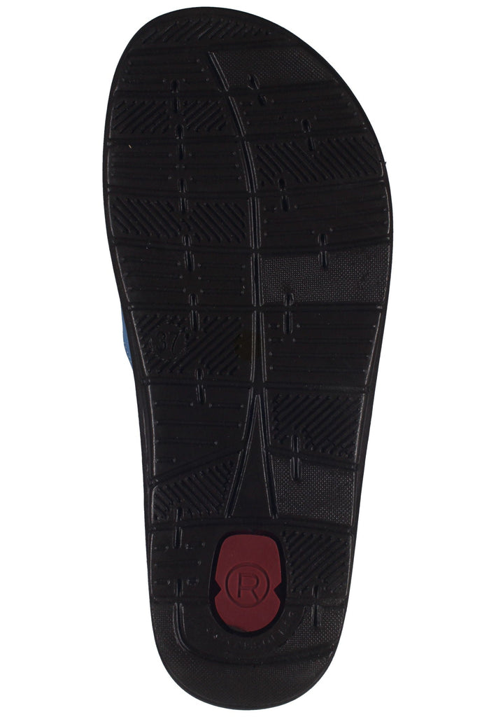 Rohde Hausschuhe Leder Blau