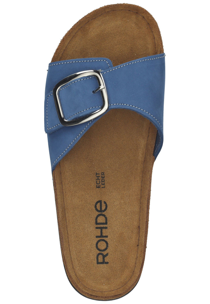 Rohde Hausschuhe Leder Blau
