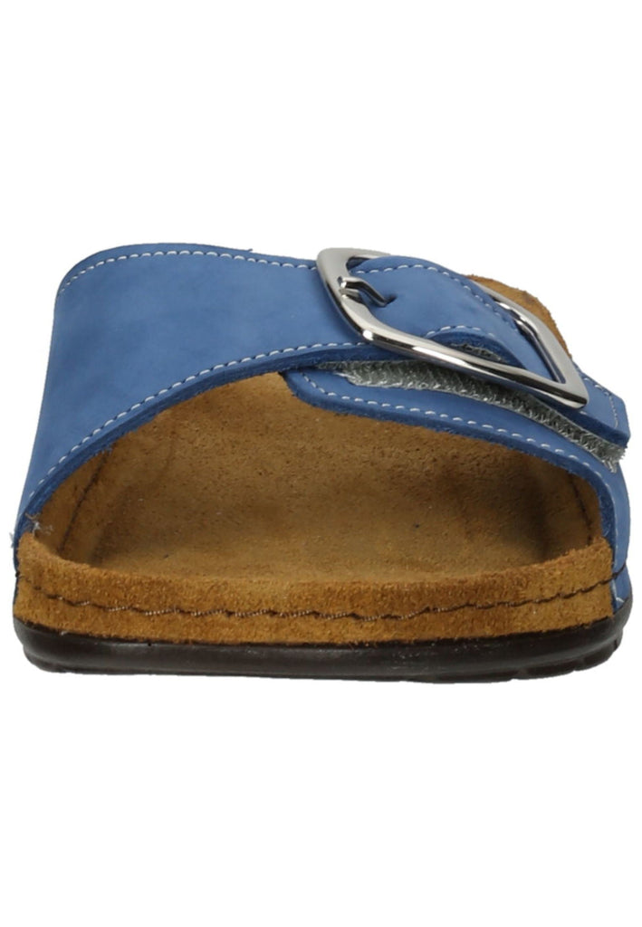 Rohde Hausschuhe Leder Blau