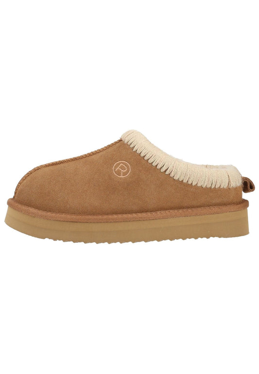 Rohde Hausschuhe Leder Cuoio Warmfutter