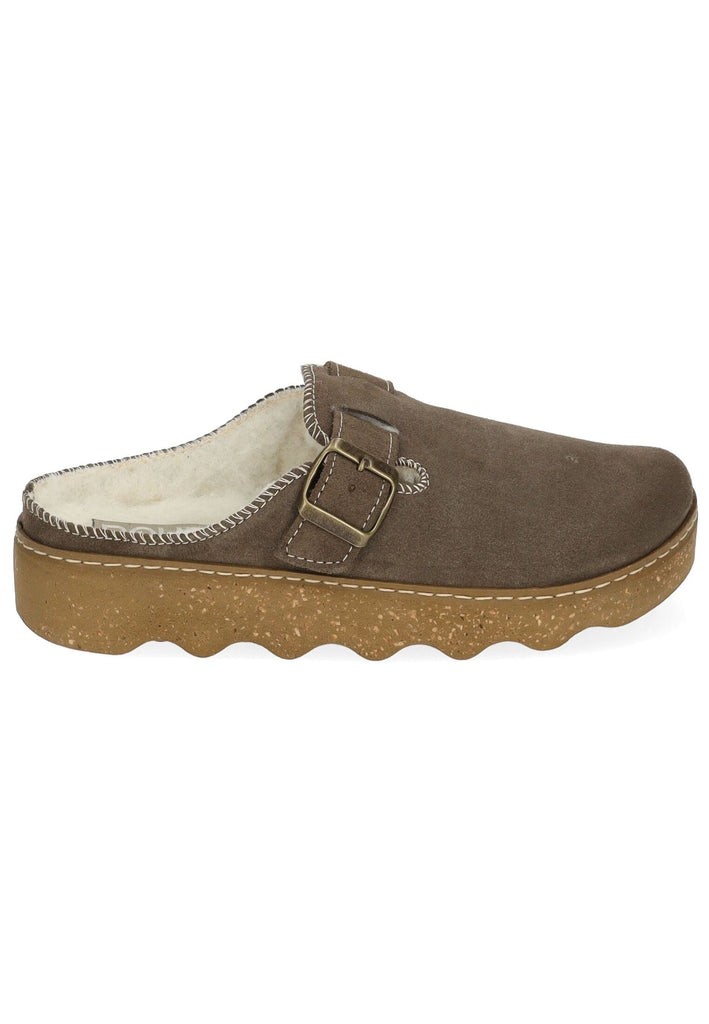 Rohde Hausschuhe Leder Erde Warmfutter