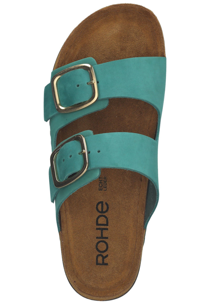 Rohde Hausschuhe Leder Grün