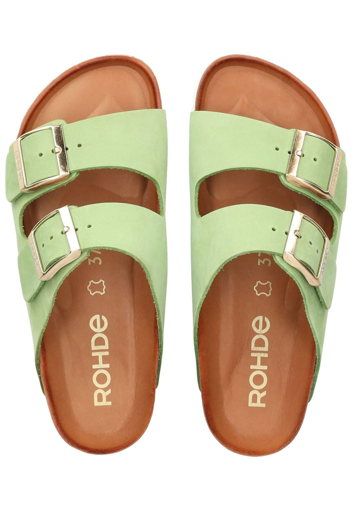 Rohde Hausschuhe Leder Kiwi