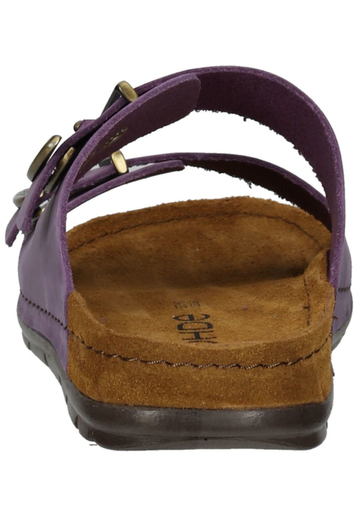 Rohde Hausschuhe Leder Lila