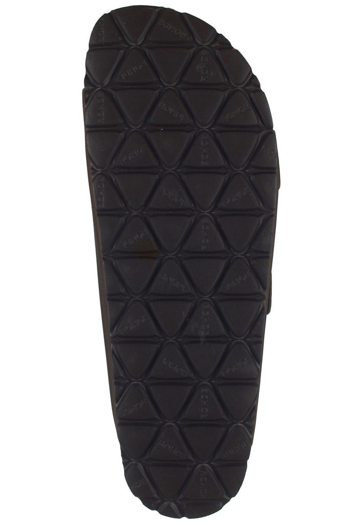 Rohde Hausschuhe Leder Mocca