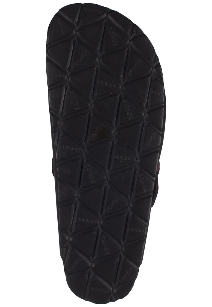 Rohde Hausschuhe Leder Mocca