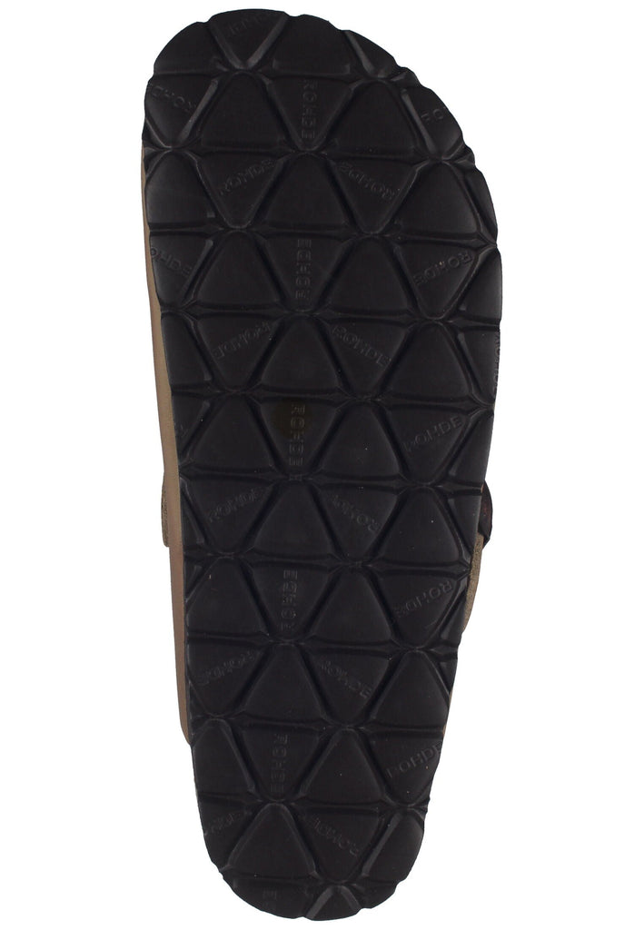 Rohde Hausschuhe Leder Natur