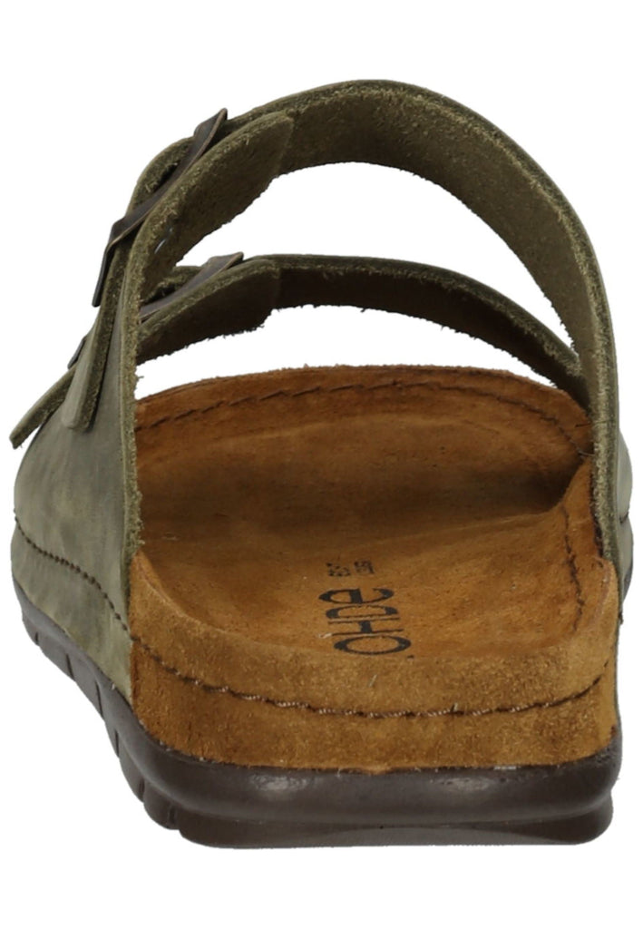 Rohde Hausschuhe Leder Olive
