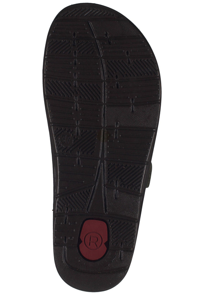 Rohde Hausschuhe Leder Olive