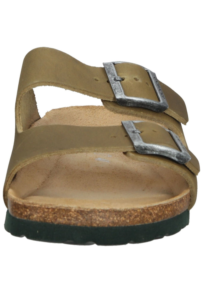 Rohde Hausschuhe Leder Olive