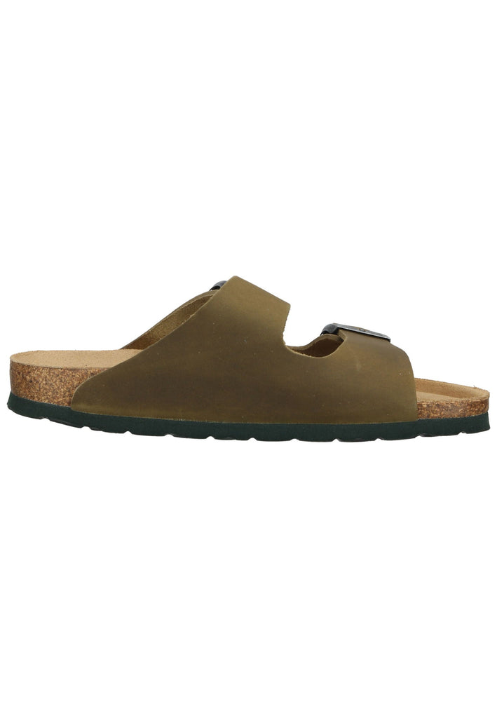 Rohde Hausschuhe Leder Olive