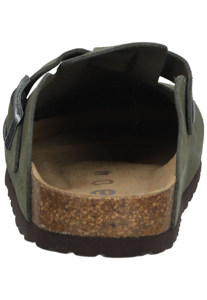 Rohde Hausschuhe Leder Olive