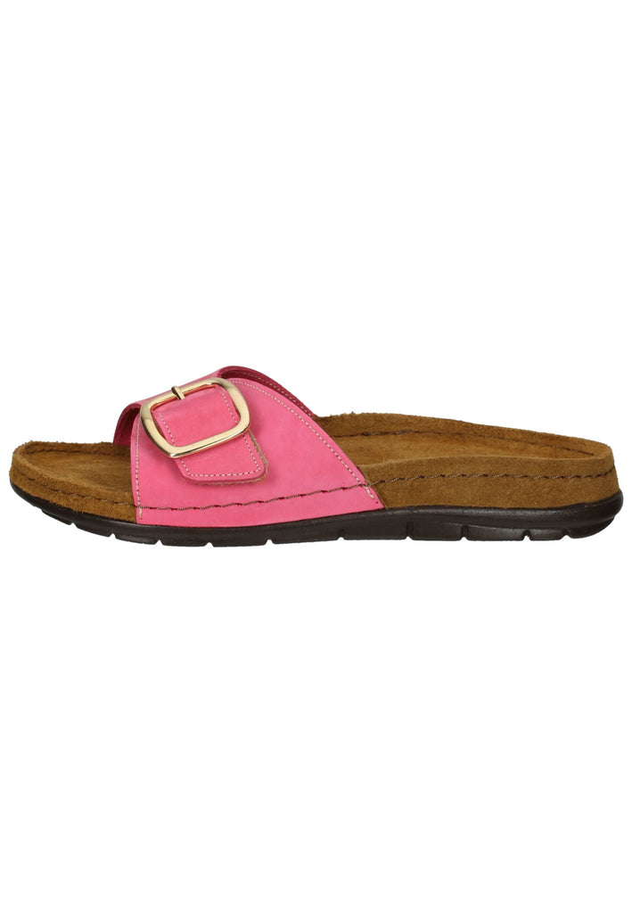 Rohde Hausschuhe Leder Pink