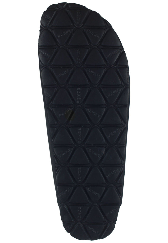 Rohde Hausschuhe Leder Schwarz