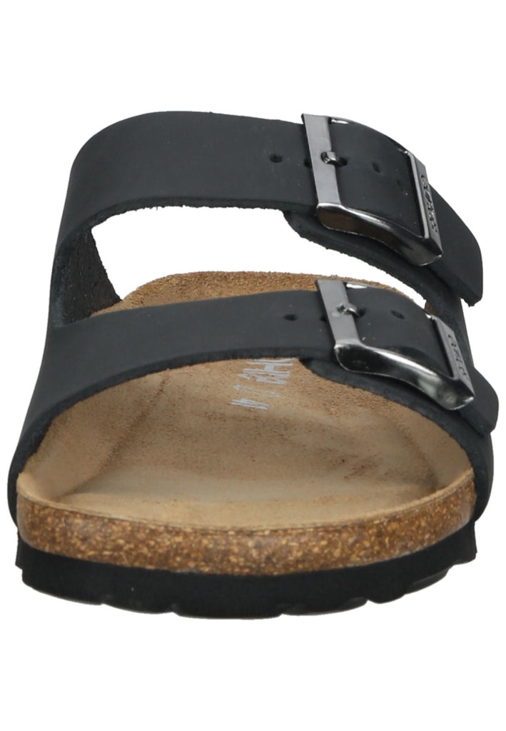 Rohde Hausschuhe Leder Schwarz