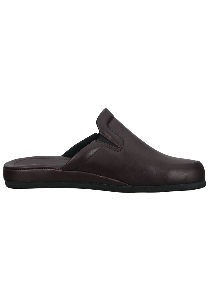 Rohde Hausschuhe Leder Weinrot