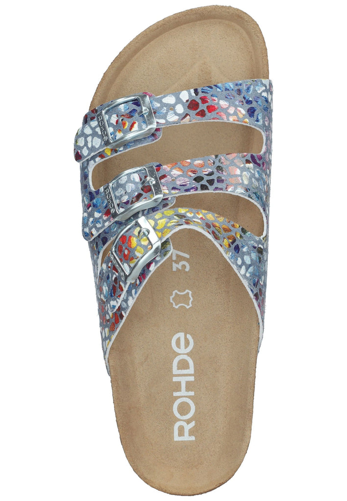 Rohde Hausschuhe Lederimitat Jeans