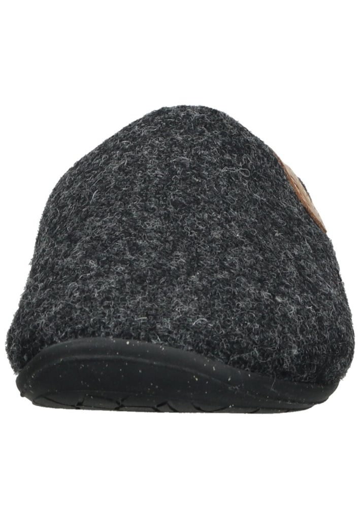 Rohde Hausschuhe Textil Anthrazit Warmfutter
