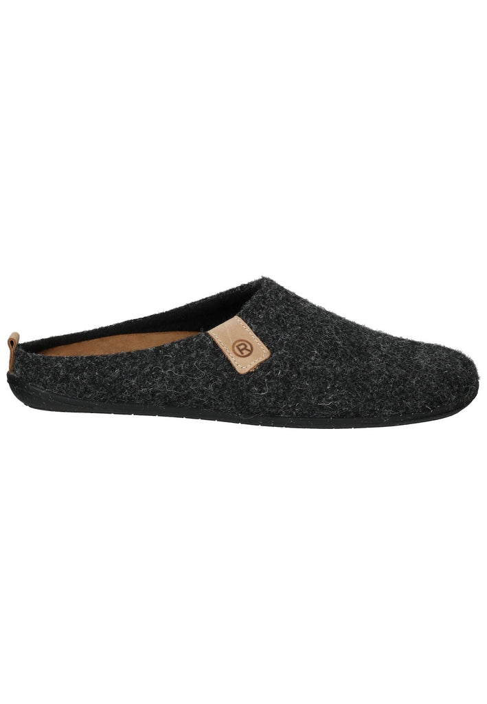 Rohde Hausschuhe Textil Antrazit
