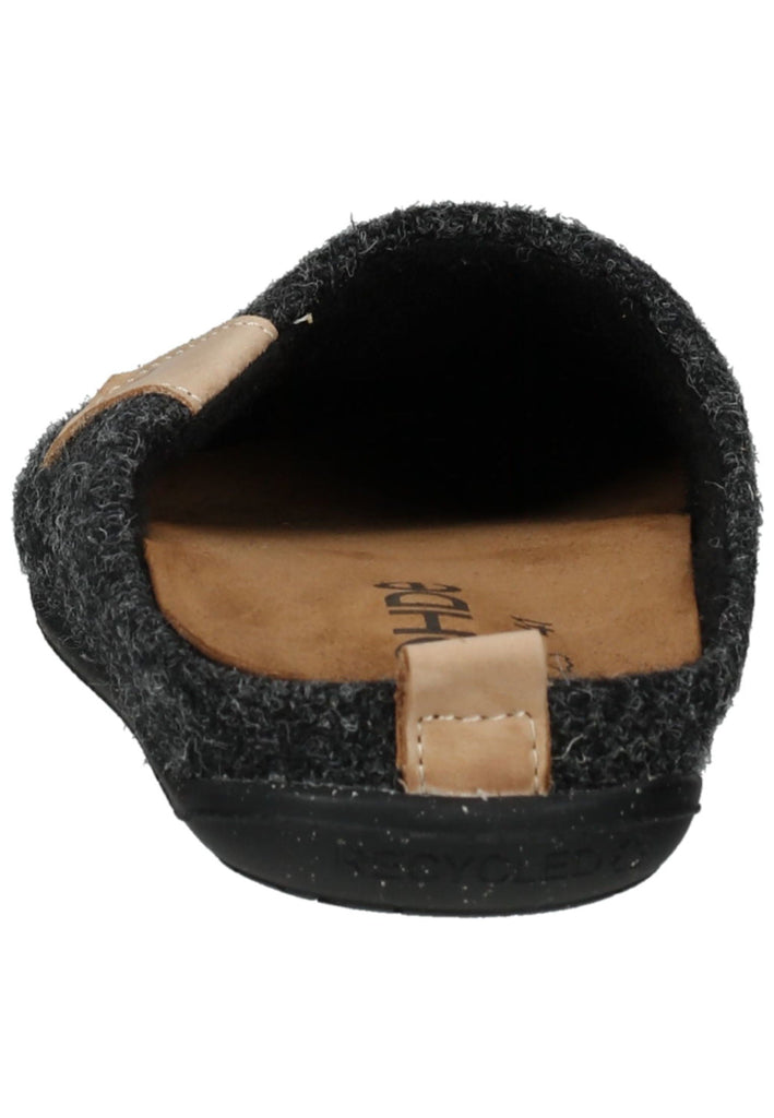 Rohde Hausschuhe Textil Antrazit