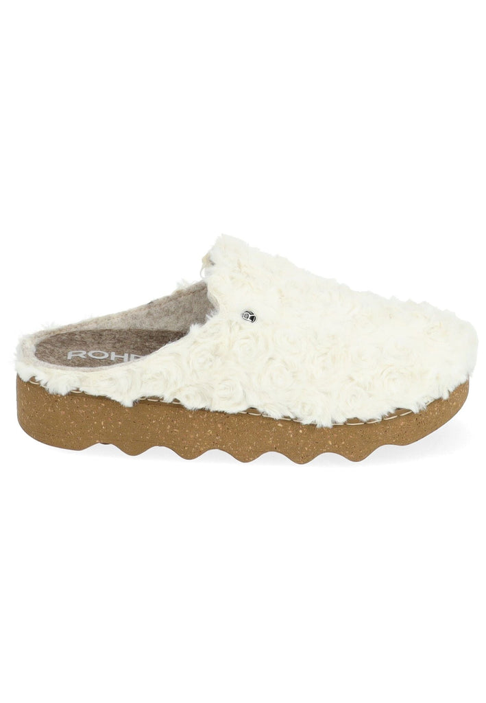 Rohde Hausschuhe Textil Beige