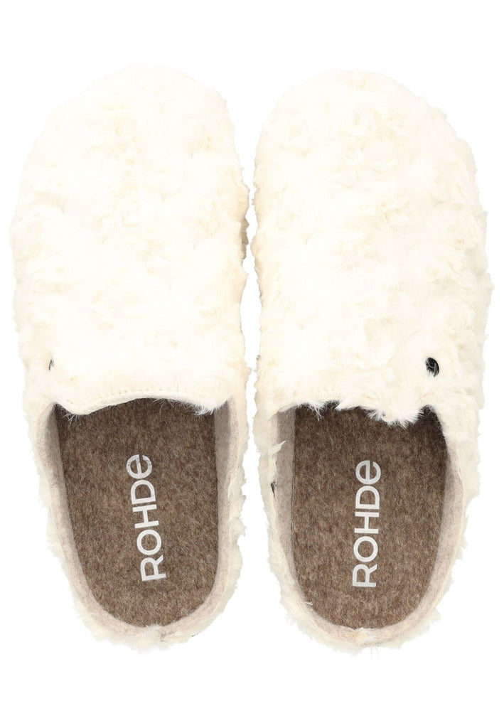 Rohde Hausschuhe Textil Beige