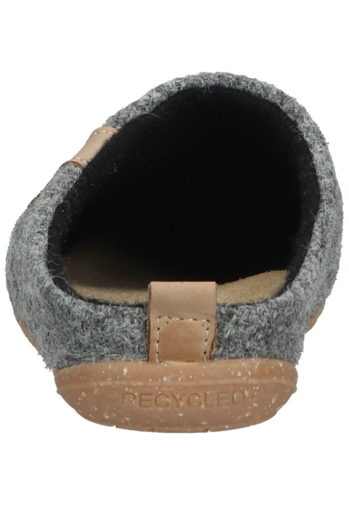 Rohde Hausschuhe Textil Grau Warmfutter