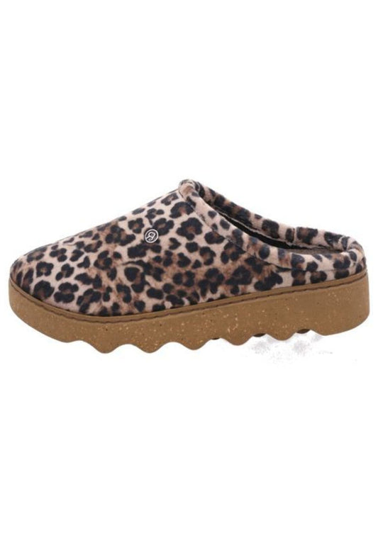 Rohde Hausschuhe Textil Leopard