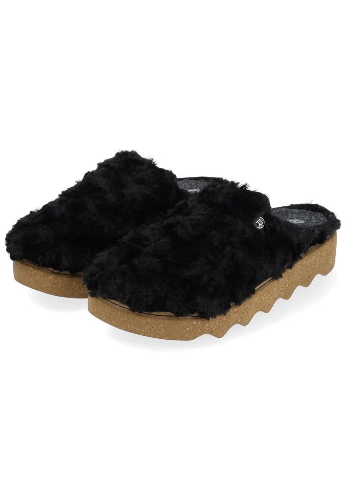 Rohde Hausschuhe Textil Schwarz