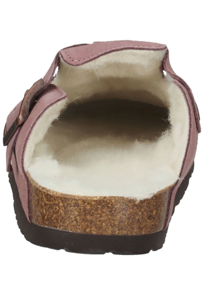 Rohde Hausschuhe Veloursleder Altrosa Warmfutter