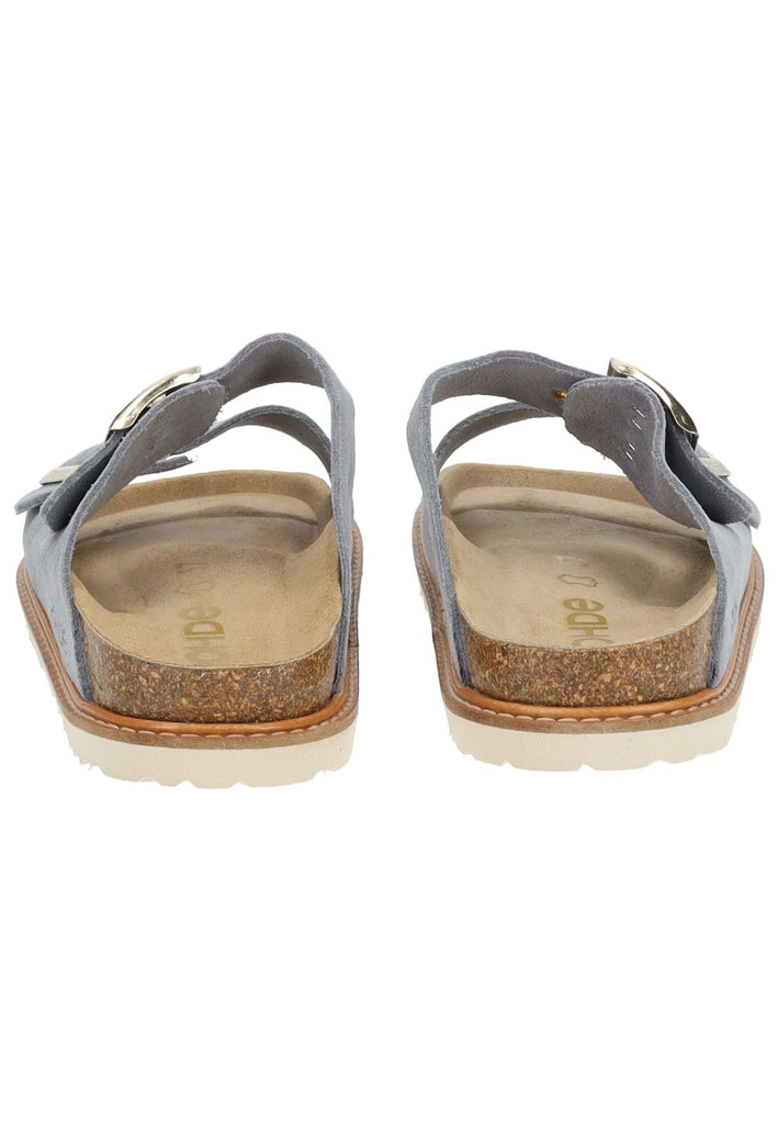 Rohde Hausschuhe Veloursleder Grau