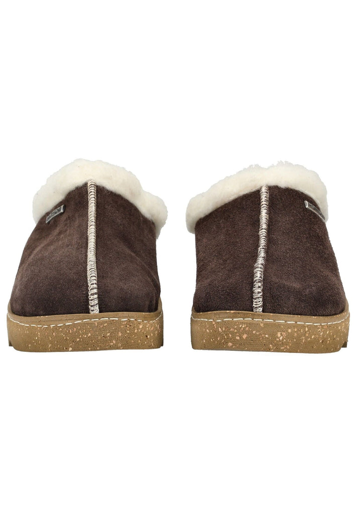 Rohde Hausschuhe Veloursleder Mocca Warmfutter