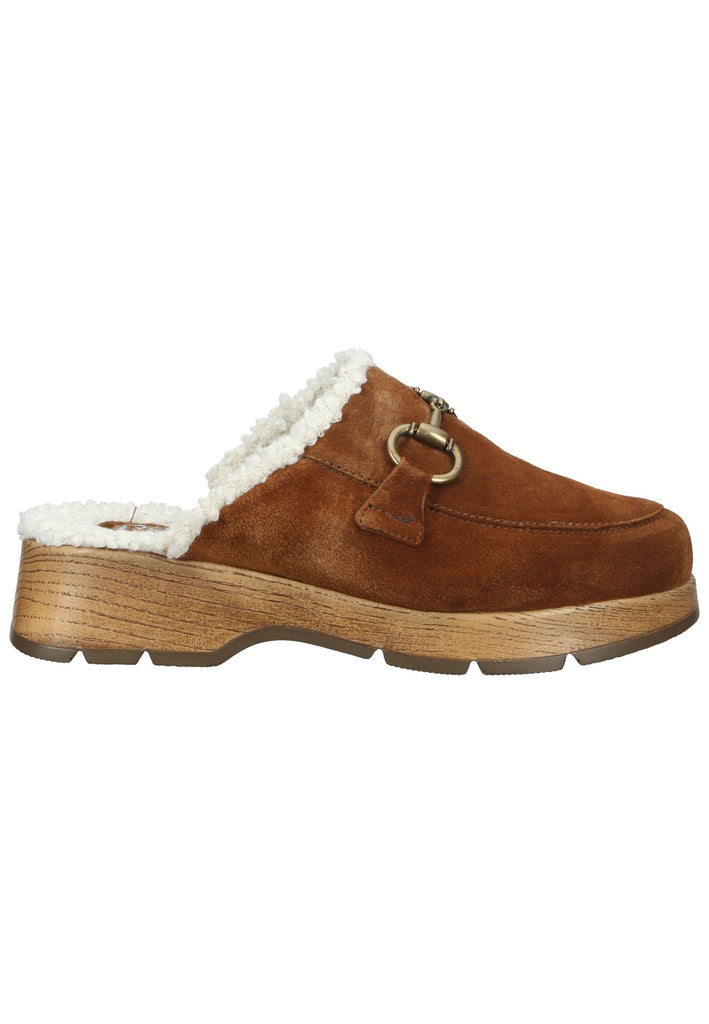 Rohde Hausschuhe Veloursleder Mocca Warmfutter