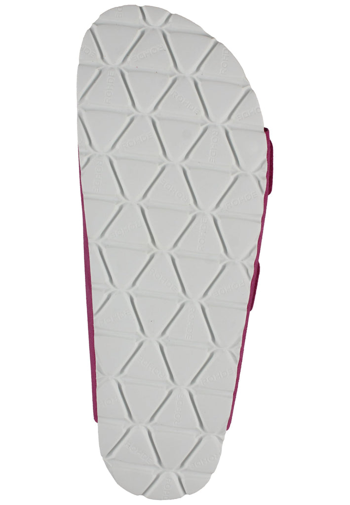 Rohde Hausschuhe Veloursleder Pink