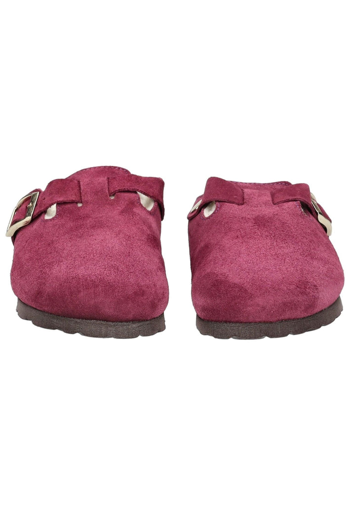 Rohde Hausschuhe Veloursleder Violett Warmfutter