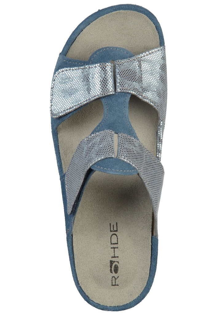 Rohde Pantoletten Leder Jeans