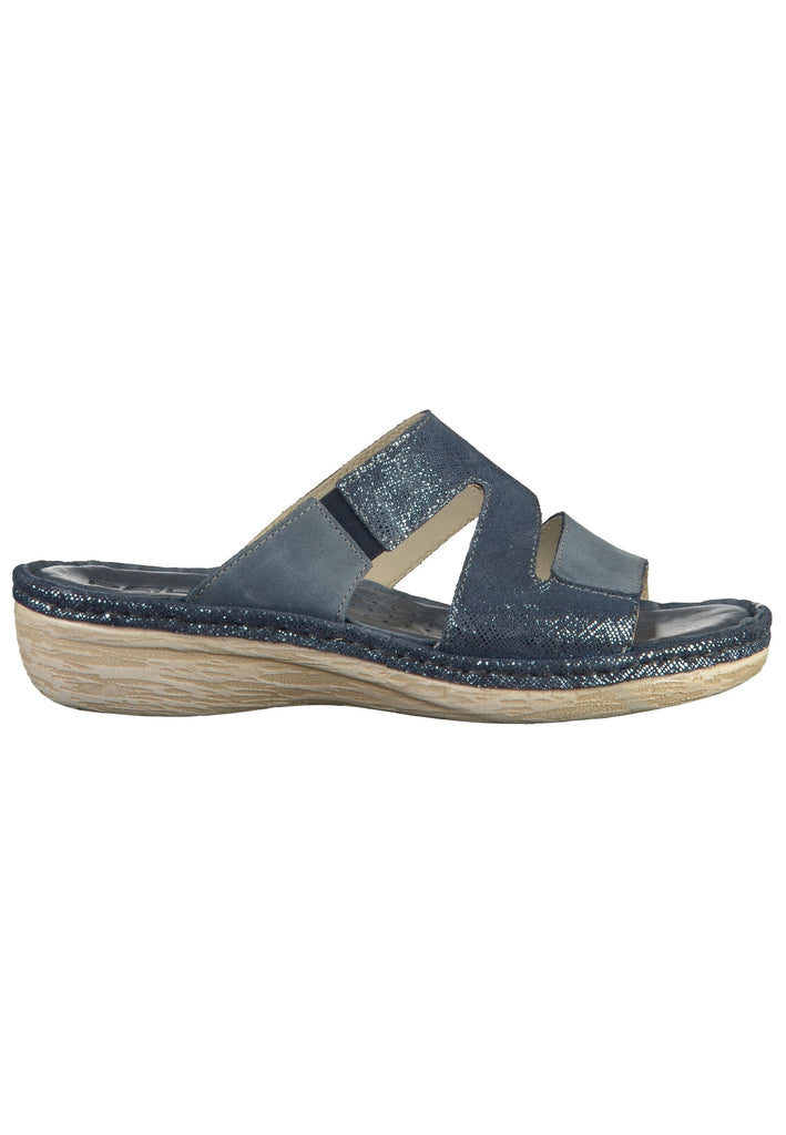 Rohde Pantoletten Leder Jeans