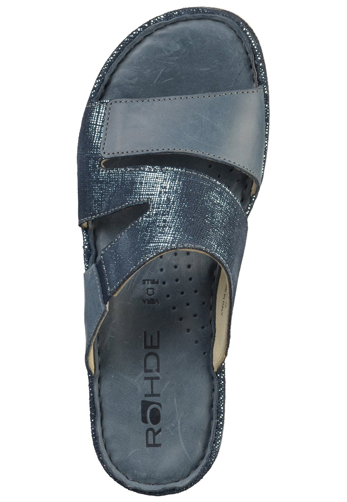 Rohde Pantoletten Leder Jeans