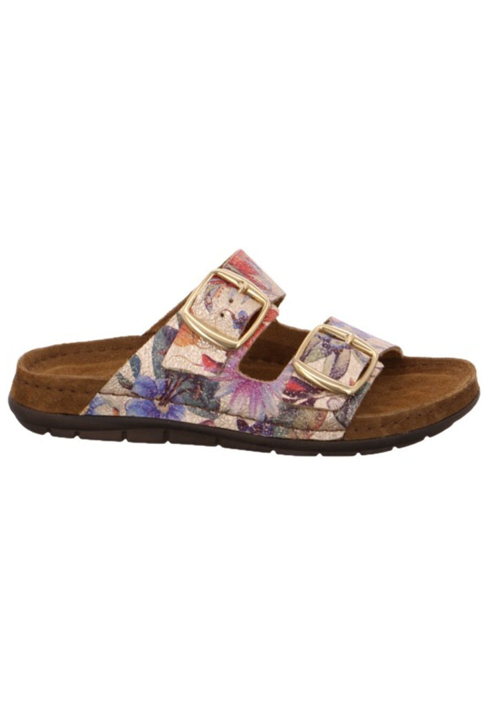 Rohde Pantoletten Leder Mehrfarbig