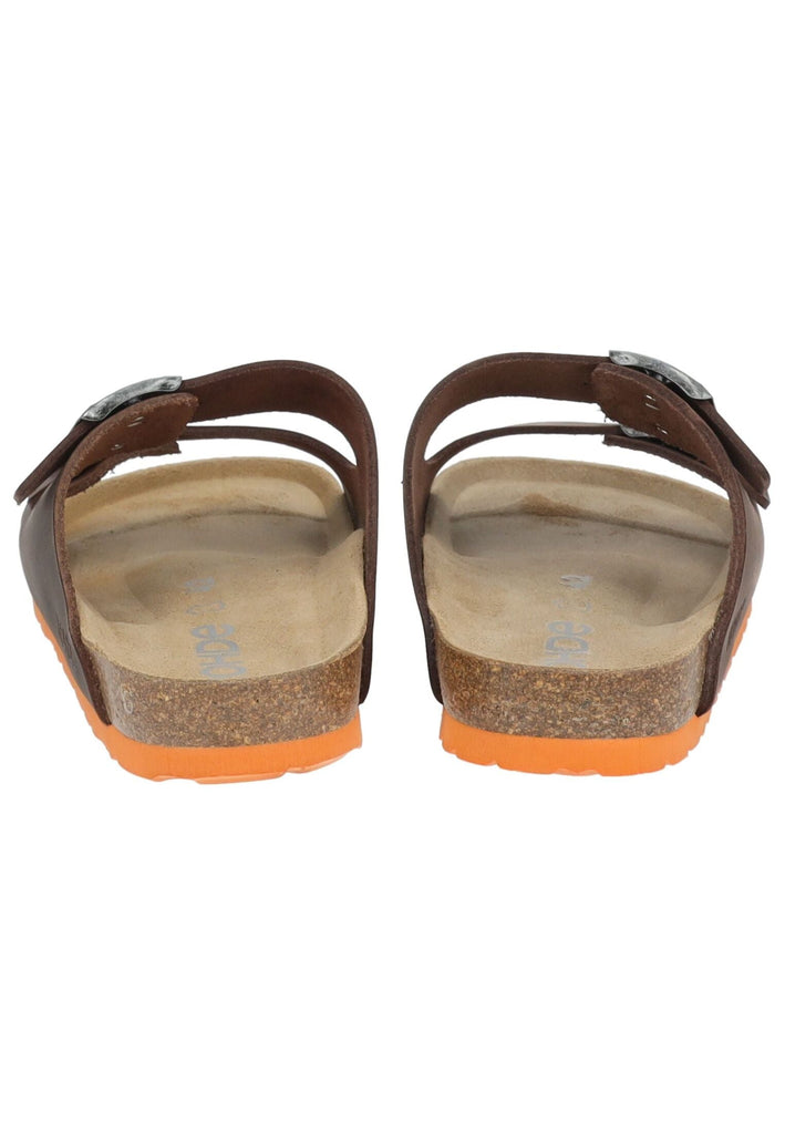 Rohde Pantoletten Leder Mocca