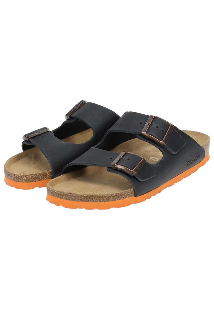 Rohde Pantoletten Leder Ocean