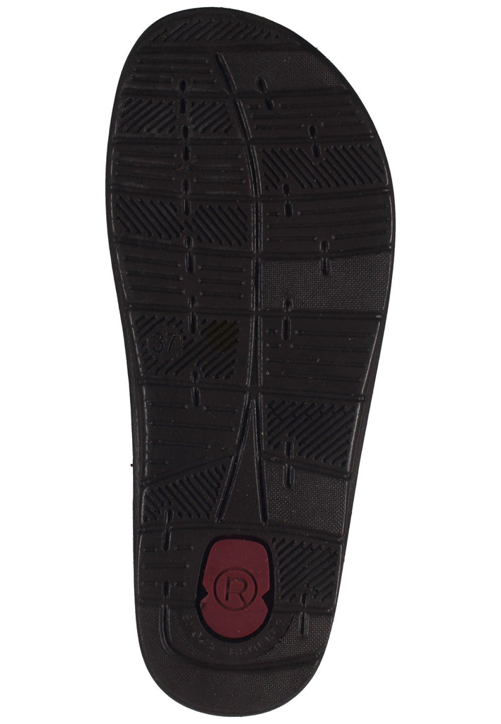 Rohde Pantoletten Leder Olive