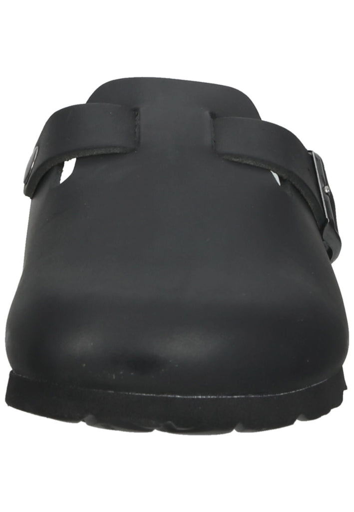 Rohde Pantoletten Leder Schwarz