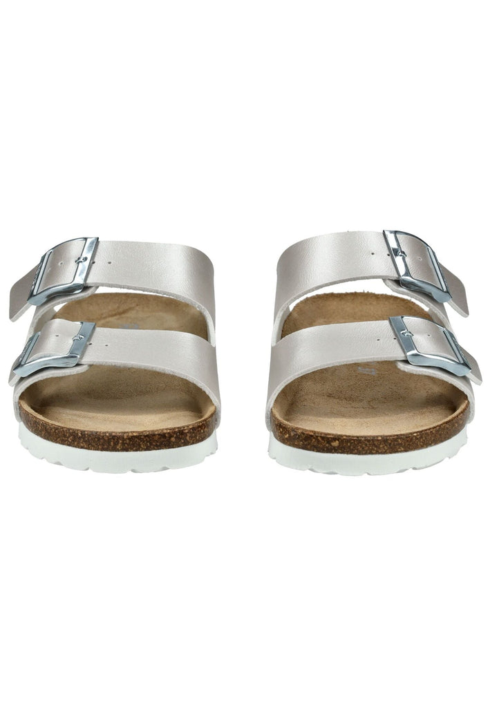 Rohde Pantoletten Leder Weiß