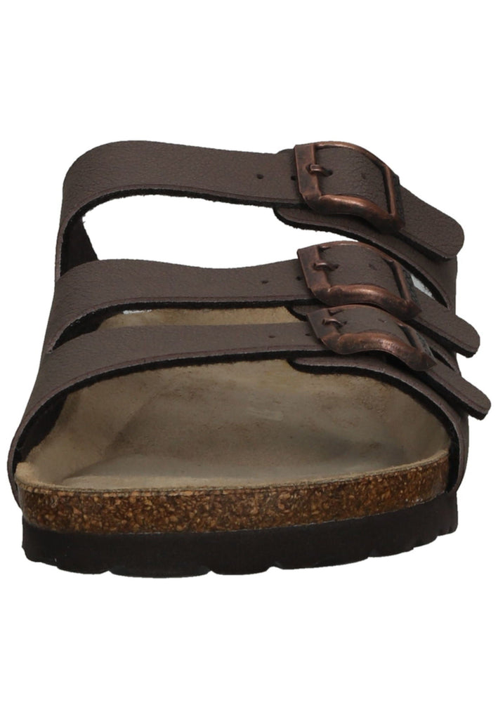 Rohde Pantoletten Lederimitat Mocca