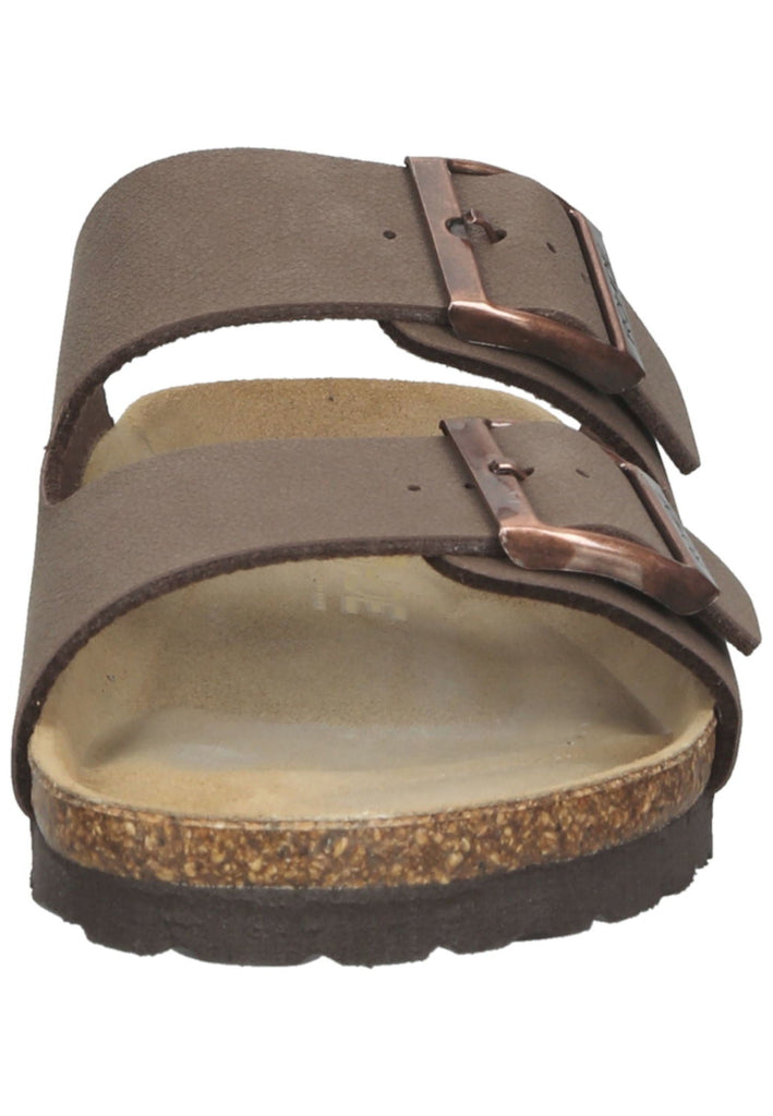 Rohde Pantoletten Lederimitat Mocca